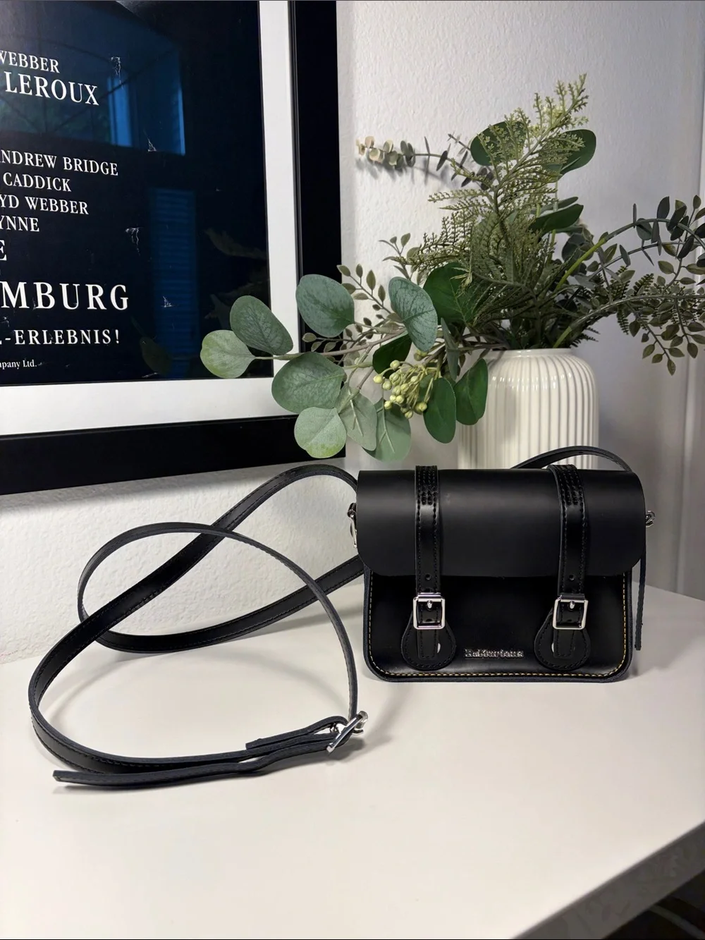 Dr Martens Mini Smooth Leather Crossbody Satchel